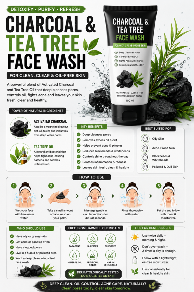 Oily skin face wash 