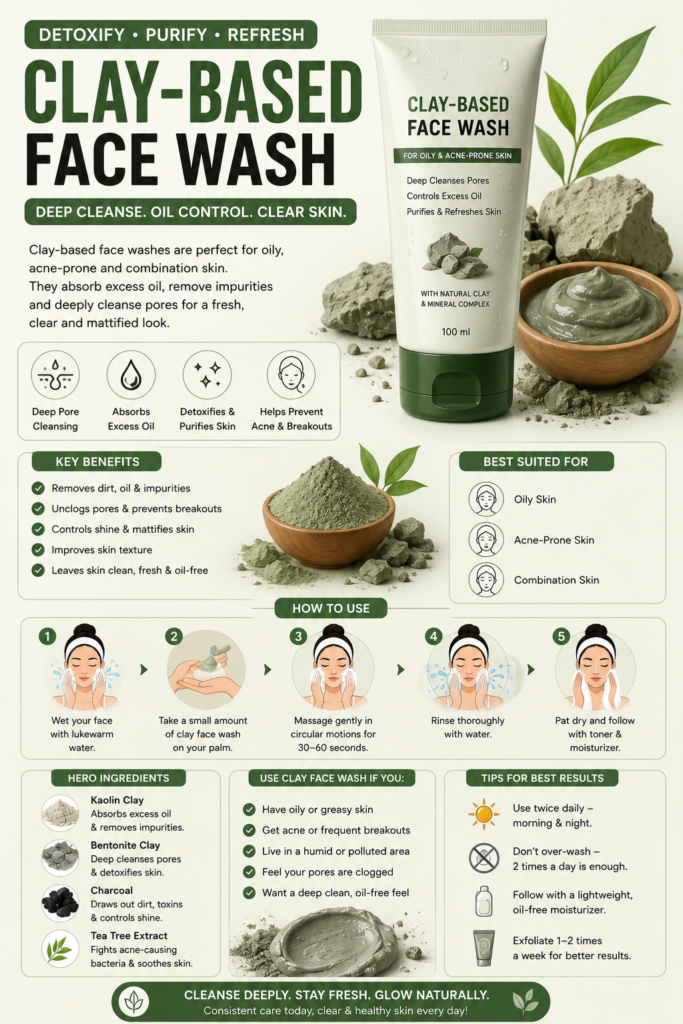Oily skin face wash 