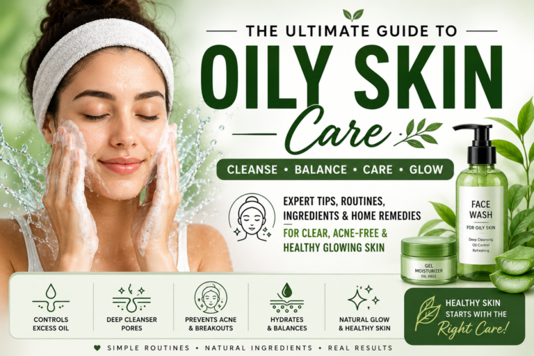 Oily skin care