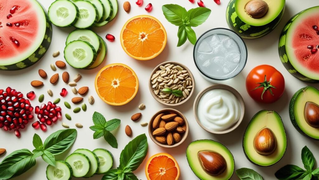 हाइड्रेटिंग और त्वचा को मज़बूत बनाने वाले खाद्य पदार्थ