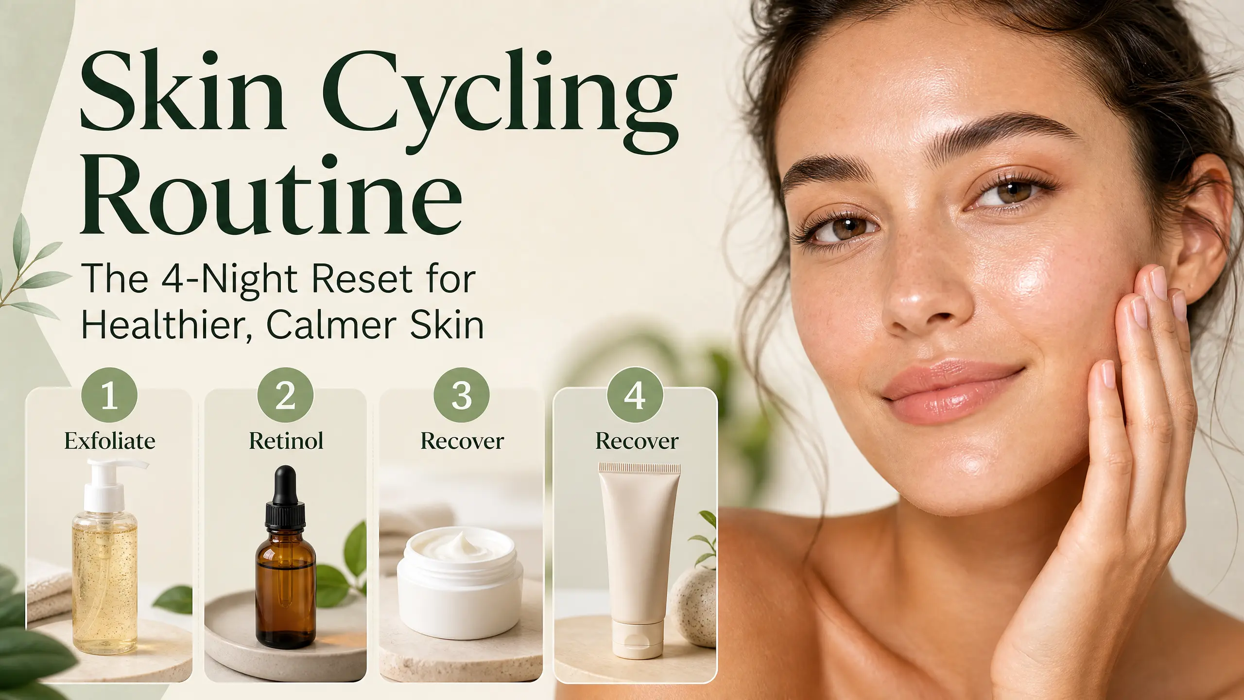 Skin cycling routine