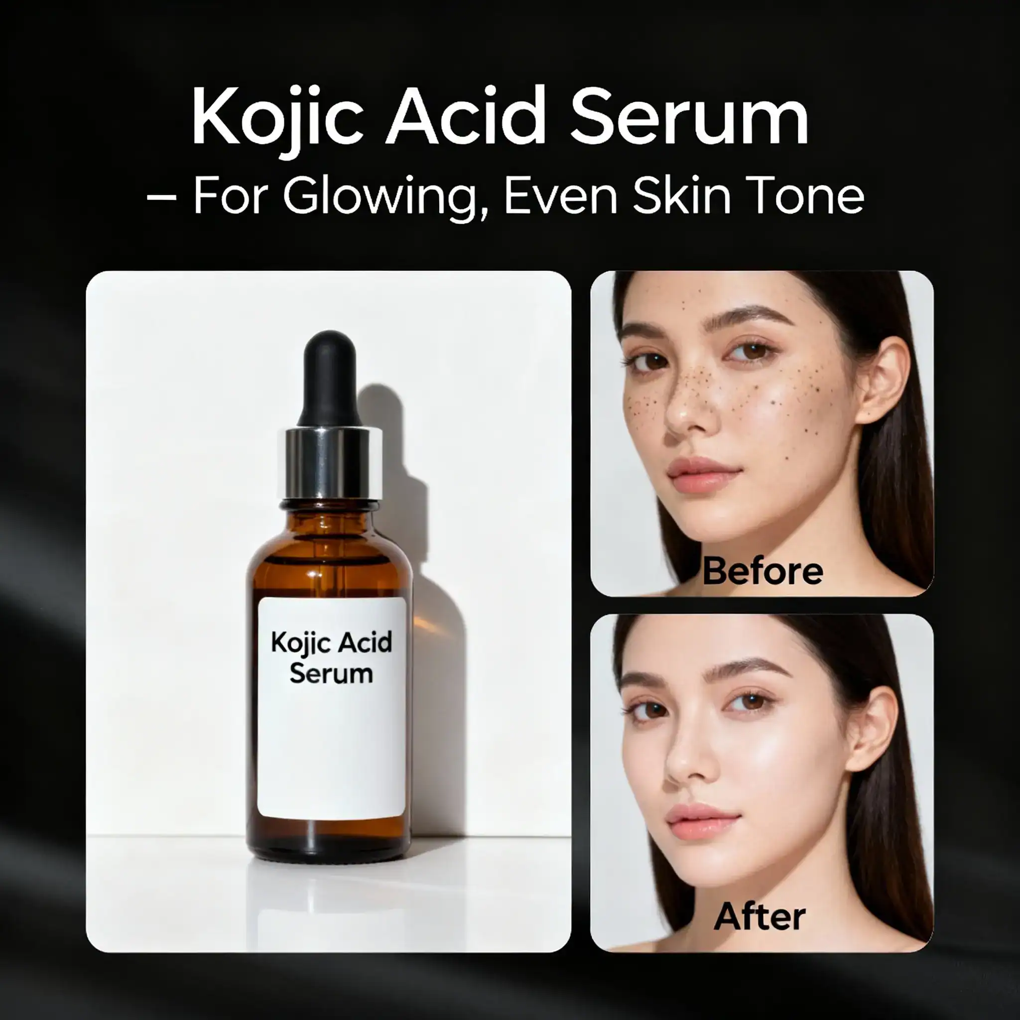 Read more about the article “Kojic Acid Serum क्या होता है? झाइयों, डार्क स्पॉट और टैनिंग मिटाने का 2025 का सबसे असरदार तरीका”