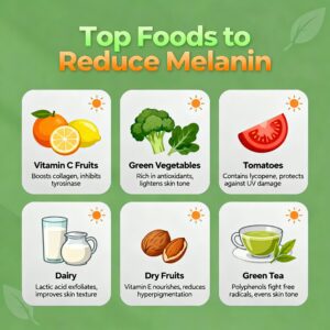 Top food to reduce melanin