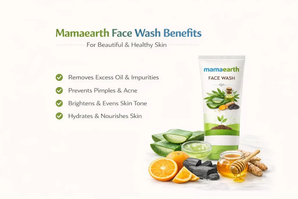 Mamaearth face wash benefits
