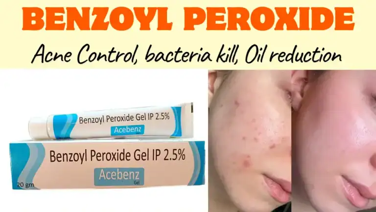 Benzoyl peroxide face wash