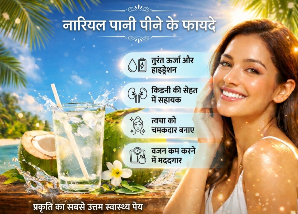 नारियल पानी के फायदे
