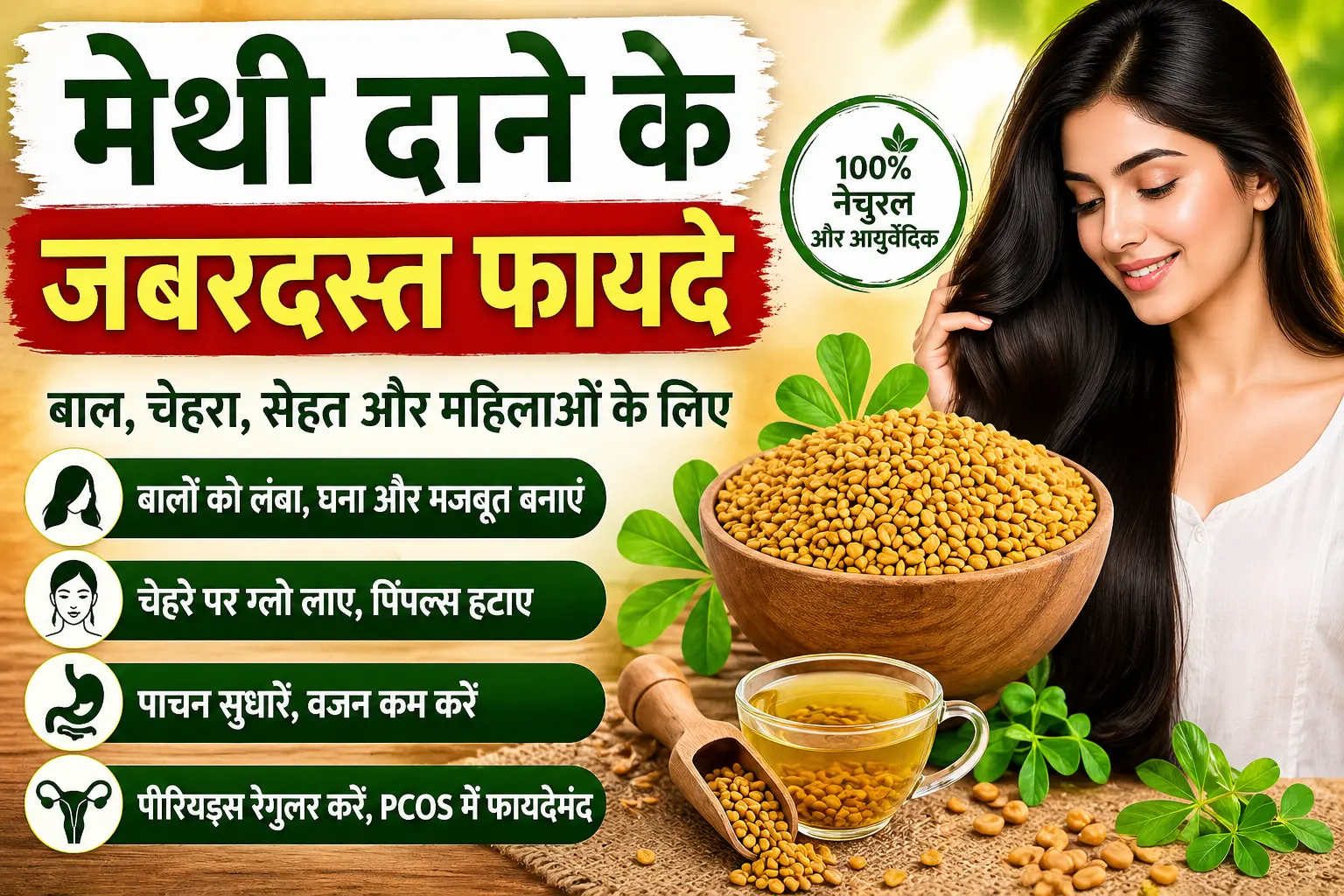 मेथी दाने के जबरदस्त फायदे