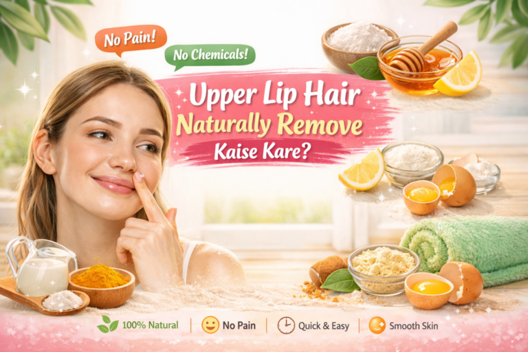Remove upper lip Hair naturally