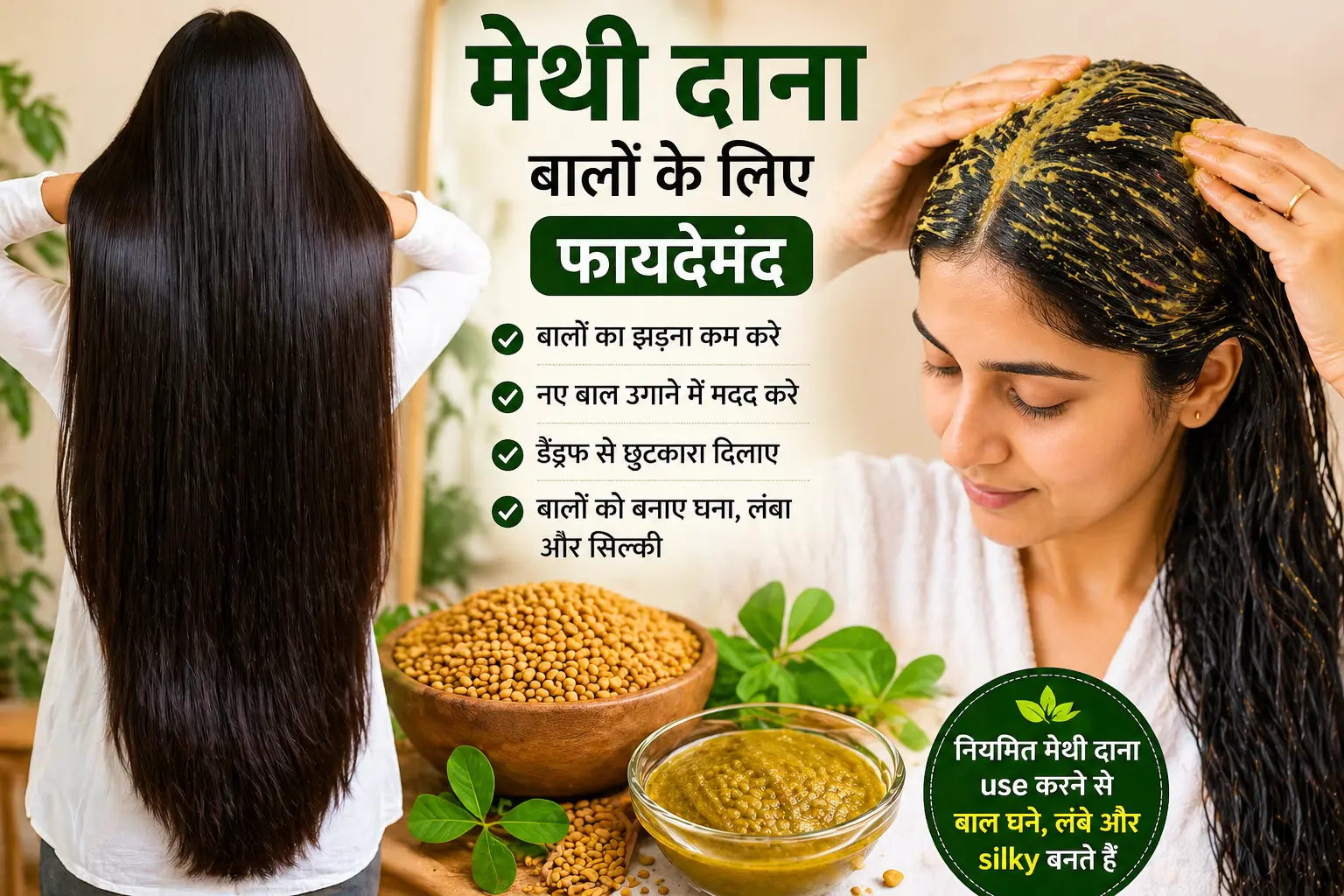 Benefits of fenugreek for hair