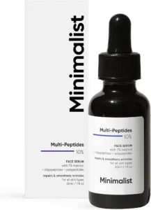 Minimalist Multi-Peptides 10% Face Serum Indian brand
