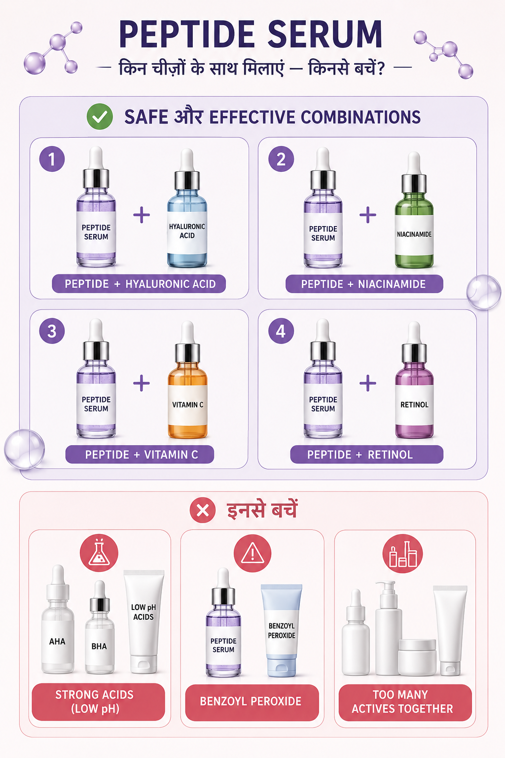 किन चीज़ों के साथ मिलाएं — किनसे बचें?