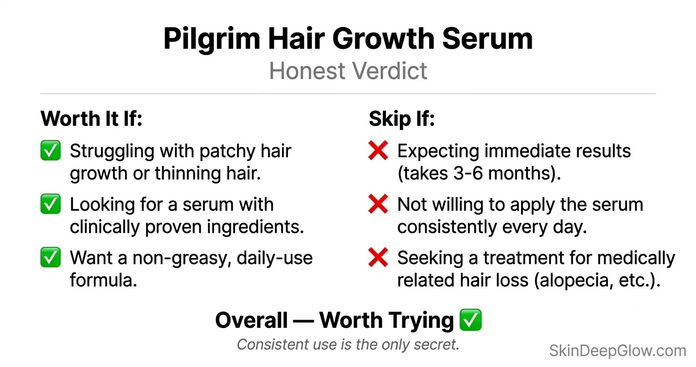 Thinking of Buying Pilgrim Hair Growth Serum? Read This Review First 5 Final Verdict