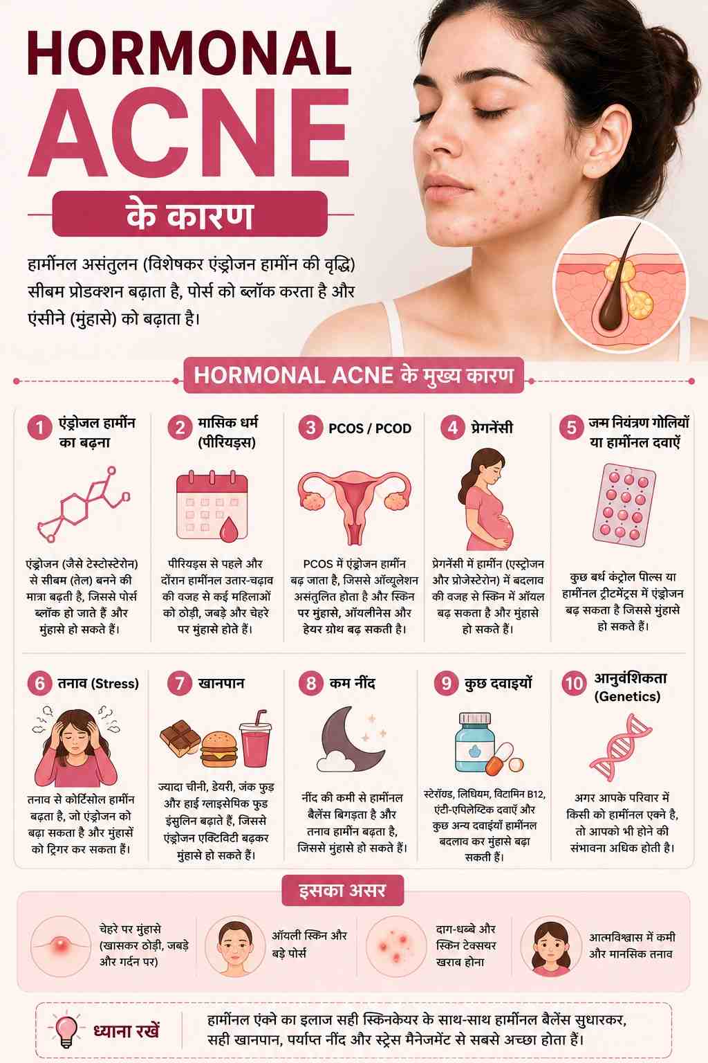 Hormonal acne treatment
