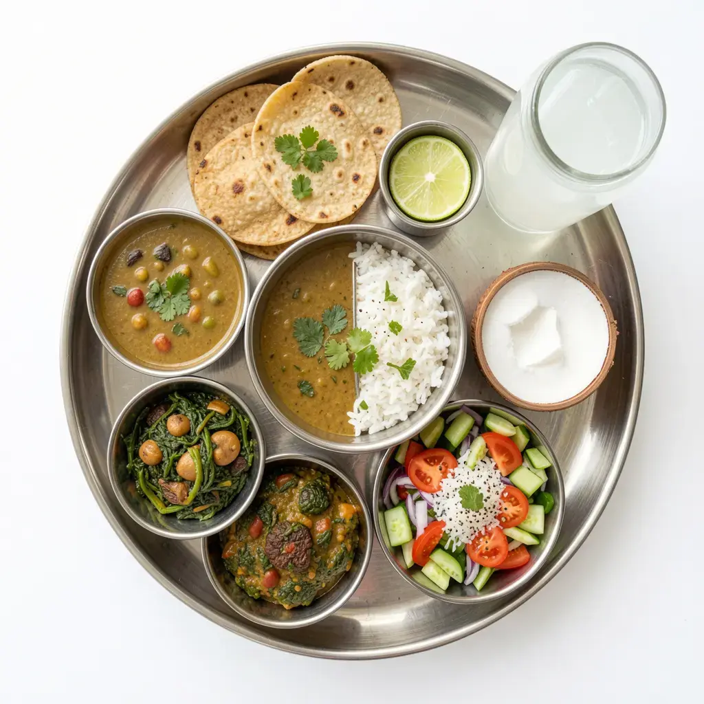 How to Achieve Glass Skin Glow Naturally in 2026: Complete Guide for Sensitive & Acne-Prone Skin 6 Indian meal plan for glowing skin naturally 1 1