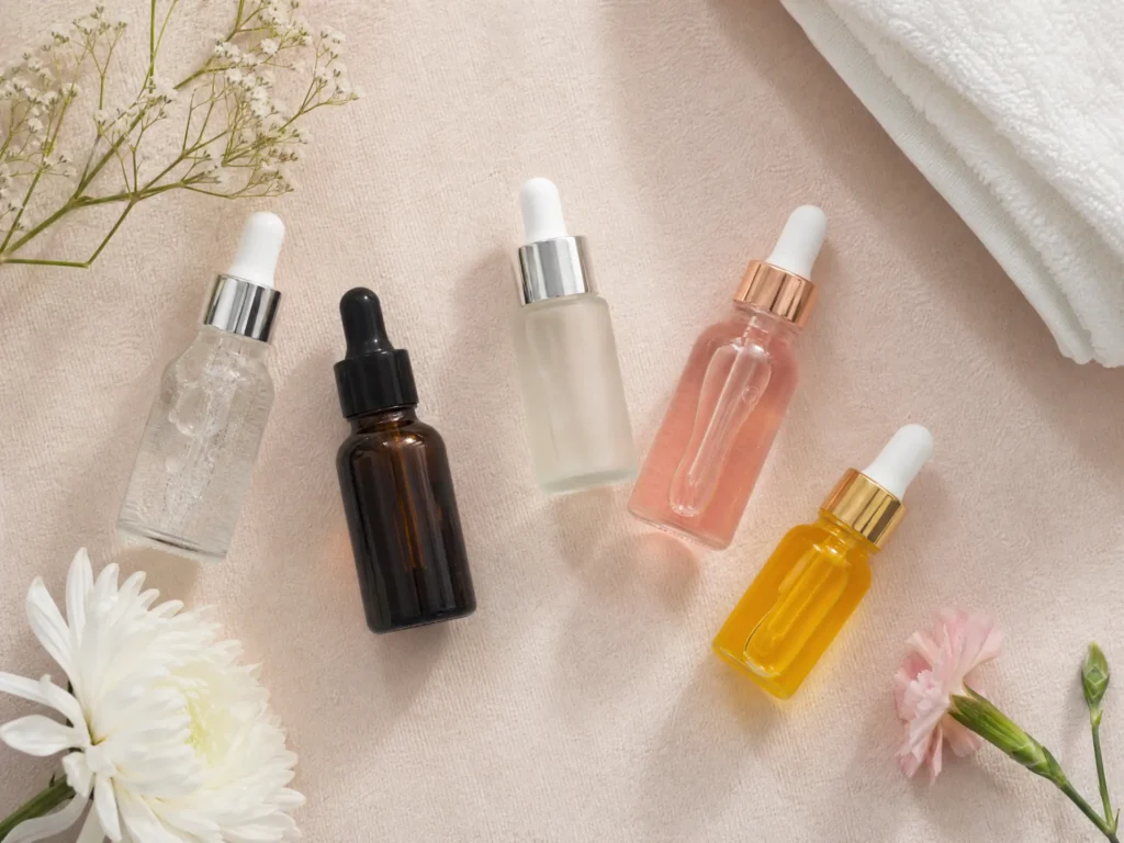 Niacinamide for Dry Skin: The Ultimate 2026 Fix 7 Best niacinamide serums for dry skin in India flatlay