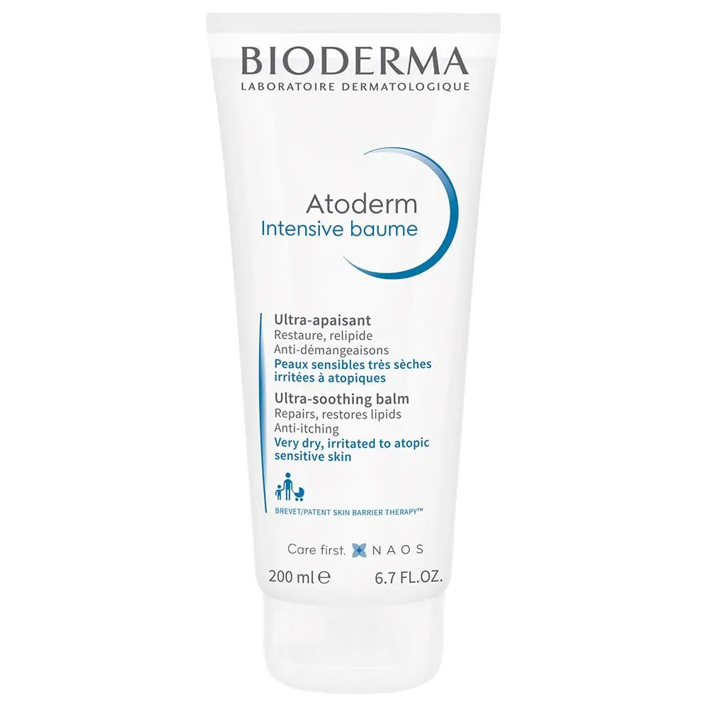 After Comparing 50+ Moisturizers, These 12 Are the Best for Sensitive Skin 9 Bioderma Atoderm Intensive Baume 200ml ultra-soothing balm for very dry, irritated, and atopic sensitive skin, designed to restore the skin barrier, relieve itching, and provide long-lasting hydration.
