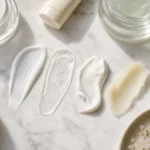 Infographic explaining the difference between fragrance-free and unscented moisturizers for sensitive skin