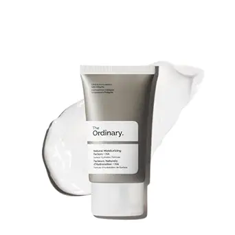 After Comparing 50+ Moisturizers, These 12 Are the Best for Sensitive Skin 5 The Ordinary Natural Moisturizing Factors + HA moisturizer tube with white cream texture on a clean white background.